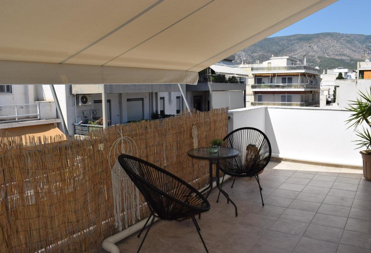 Boho Oasis Central Penthouse Apartment Volos Bagian luar foto